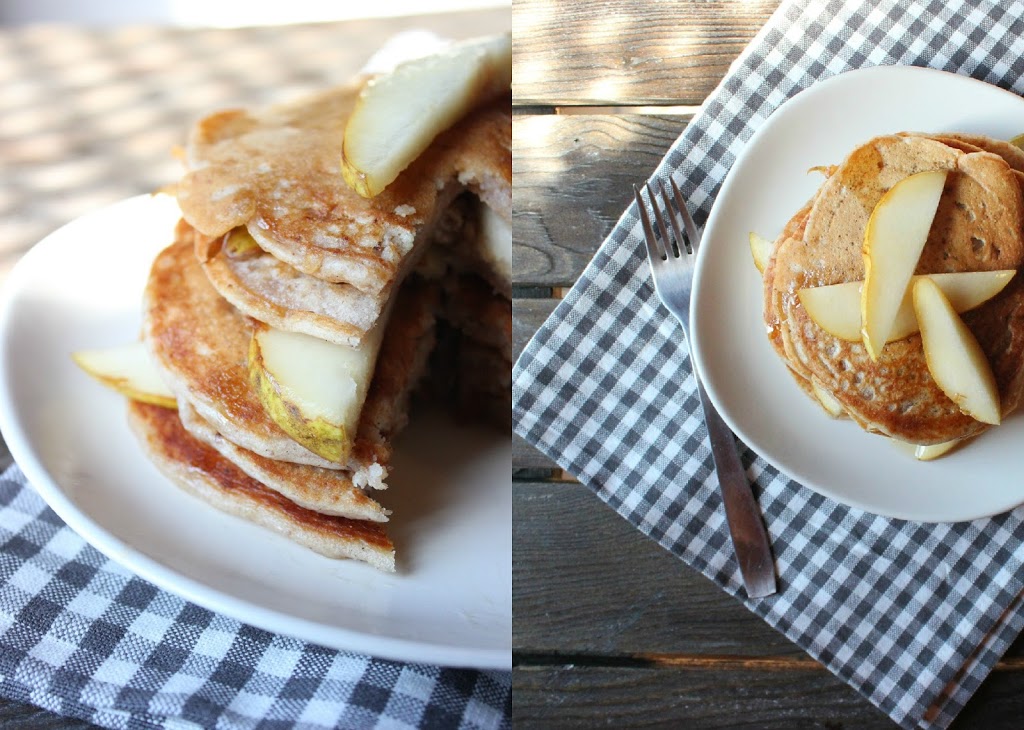 Whole Grain Pear Pancakes Happy Hearted Kitchen