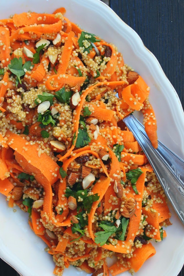 Moroccan Carrot & Quinoa Salad Happy Hearted Kitchen