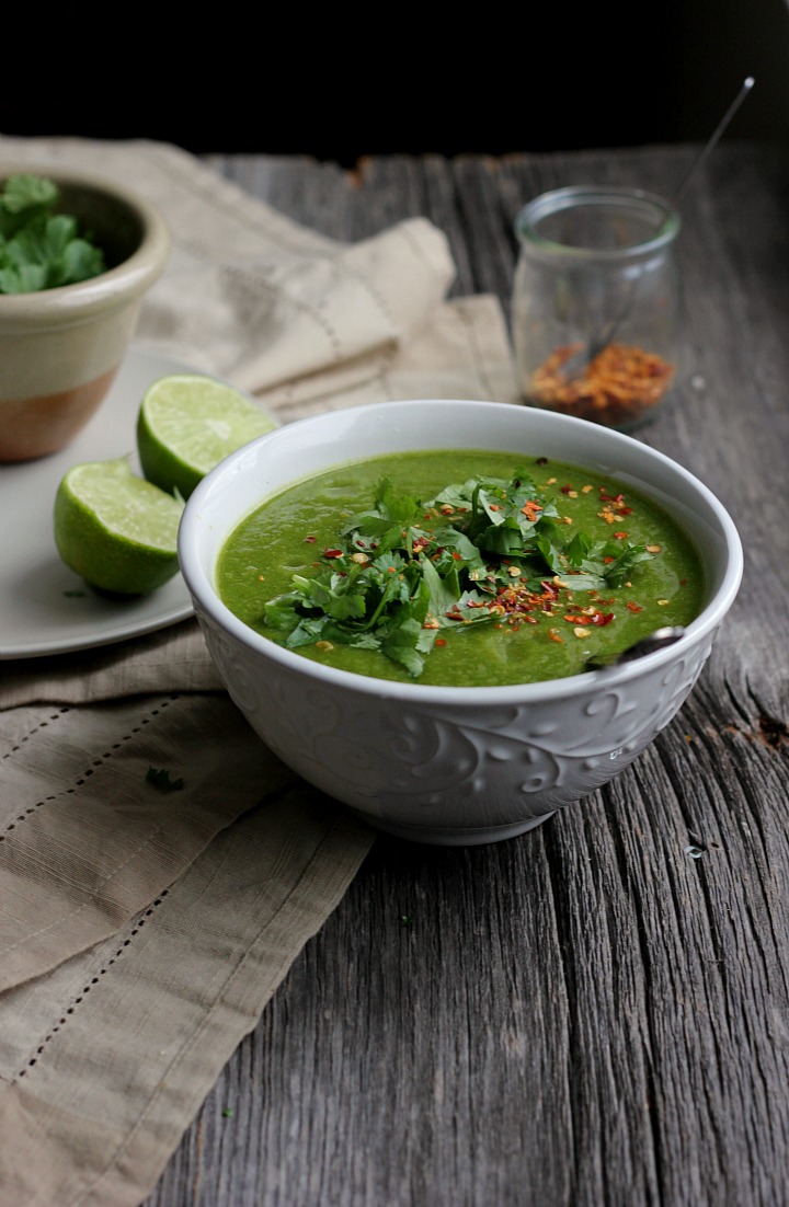 Weekend Reset - Broccoli, Spinach + Cilantro Soup with Ginger + Chili ⎮ happy hearted kitchen