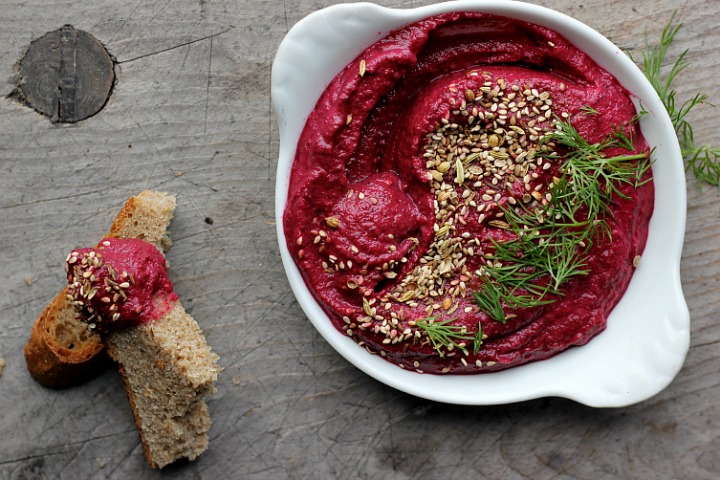 Roasted Beet + Lentil Hummus ⎮ happy hearted kitchen