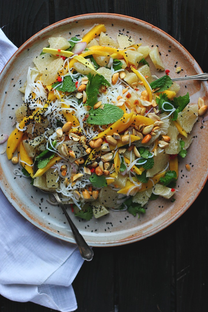 Celebration Pomelo + Noodle Salad ⎮ happy hearted kitchen