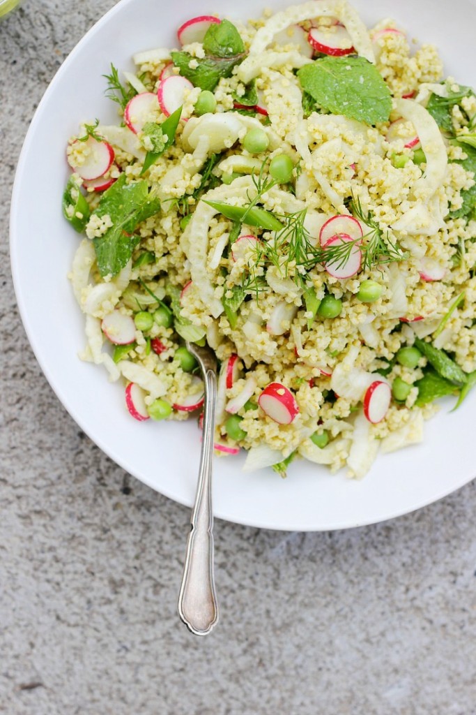 Spring Millet Salad with Creamy Dill Dressing – Happy Hearted Kitchen