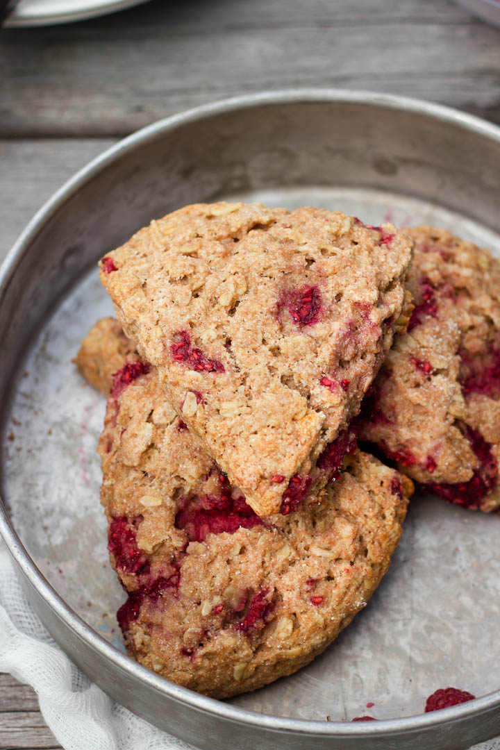 Raspberry + Oat Scones ⎮ happy hearted kitchen